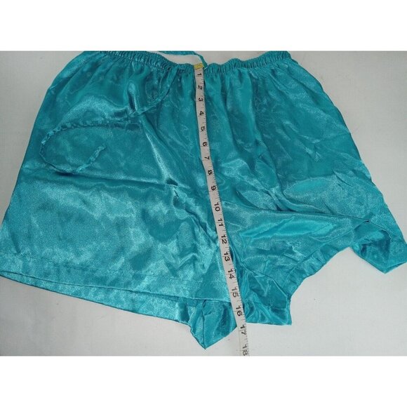 Morgan Taylor Intimates Womens Pajama Set Blue Top & Shorts Two Piece Size L - Picture 14 of 15